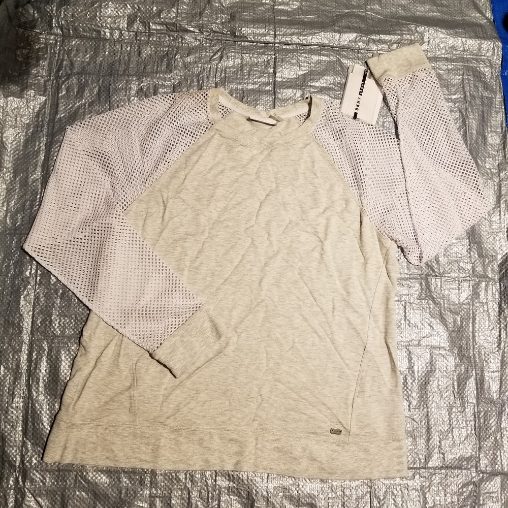 🍁🌺DKNY SPORT mesh long sleeved shirt